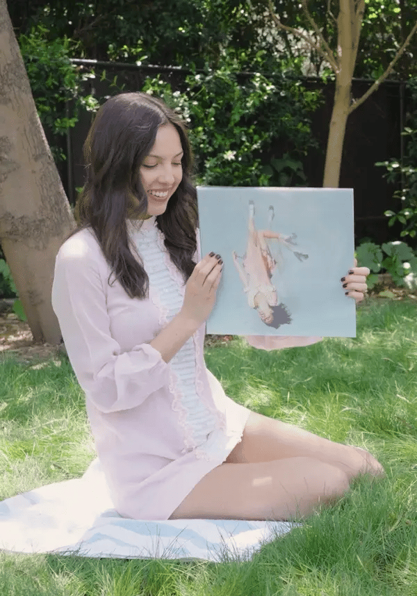you seem pretty sad for a girl so in love - exclusive 'feminine intuition' lenticular cover pink vinyl - Olivia Rodrigo