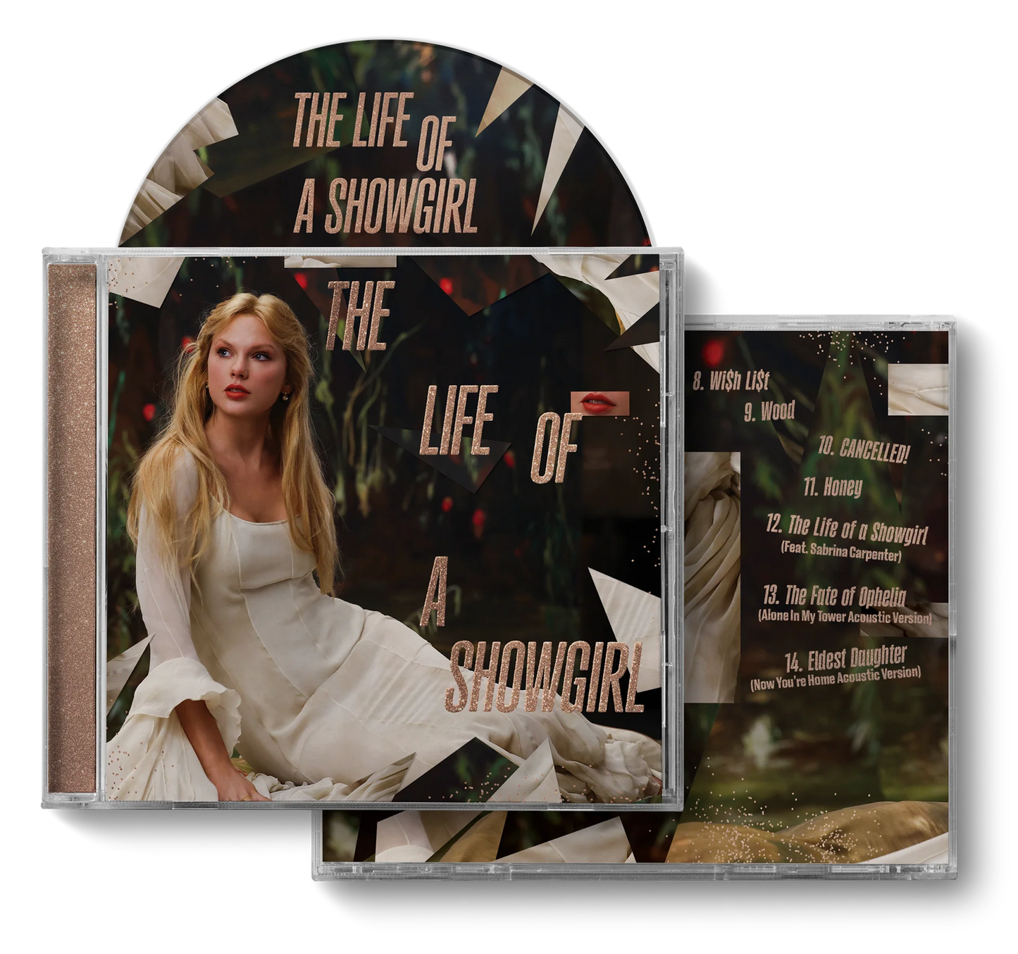 The Life of a Showgirl (Alone in my Tower Acoustic Version) CD Includes: The Fate of Ophelia (Alone in my Tower Acoustic Version) and Eldest Daughter (Now You're Home Acoustic Version) - taylor swift (envio inmediato)
