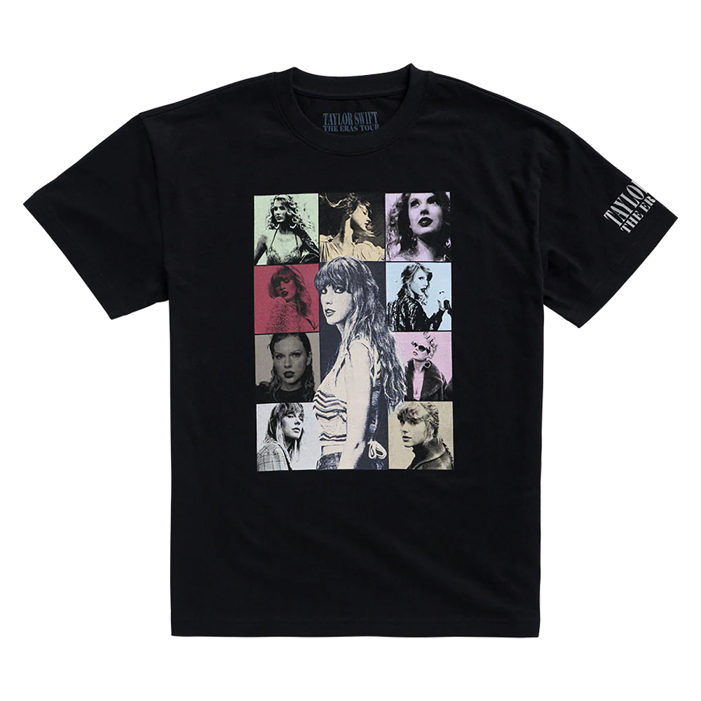 TS ERAS TOUR BLACK TEE - taylor swift (envío inmediato)