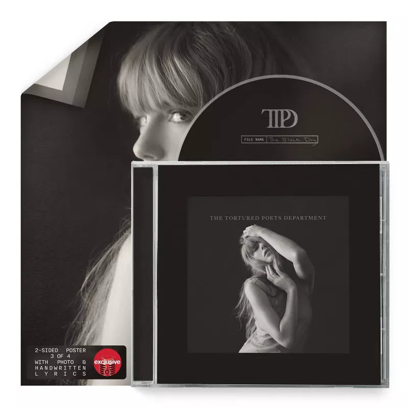 The Tortured Poets Department + Bonus Track “The Black Dog” - Taylor Swift (excluisvo target) (envío inmediato)