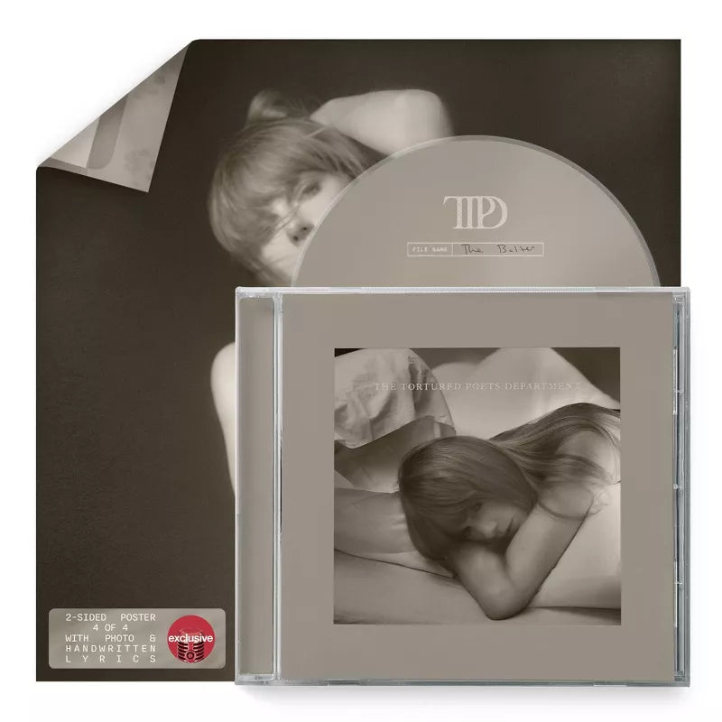The Tortured Poets Department + Bonus Track “The Bolter” - Taylor Swift (exclusivo target) (envío inmediato)