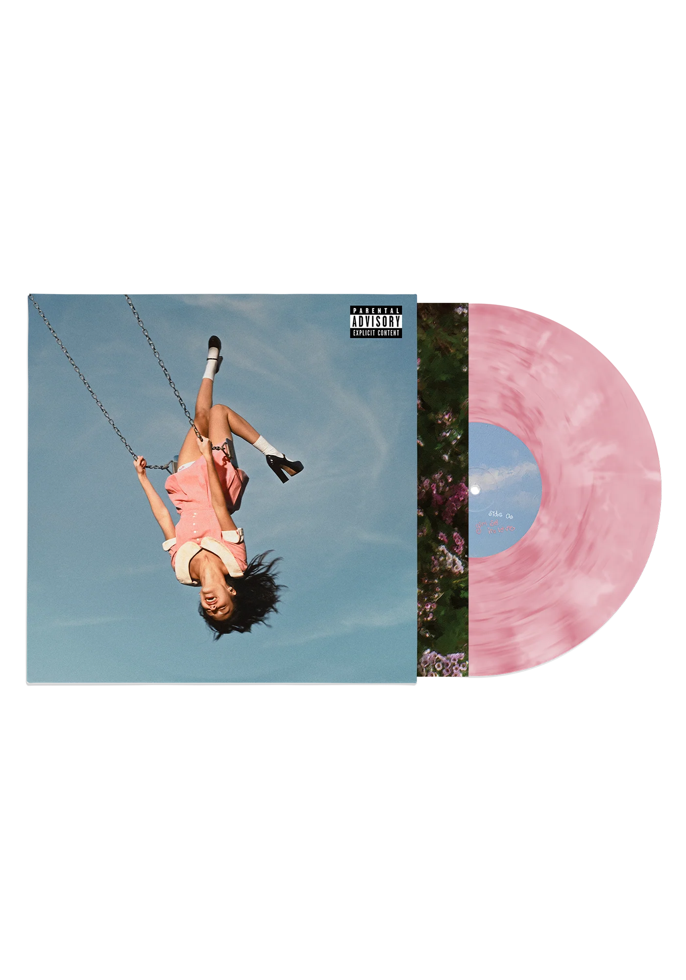 you seem pretty sad for a girl so in love - exclusive 'feminine intuition' lenticular cover pink vinyl - Olivia Rodrigo