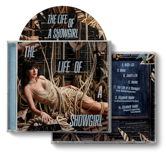 The Life of a Showgirl (So Glamorous Cabaret Version) CD Includes: Elizabeth Taylor (So Glamorous Cabaret Version) and Elizabeth Taylor (Original Songwriting Voice Memo) - taylor swift (envio inmediato)