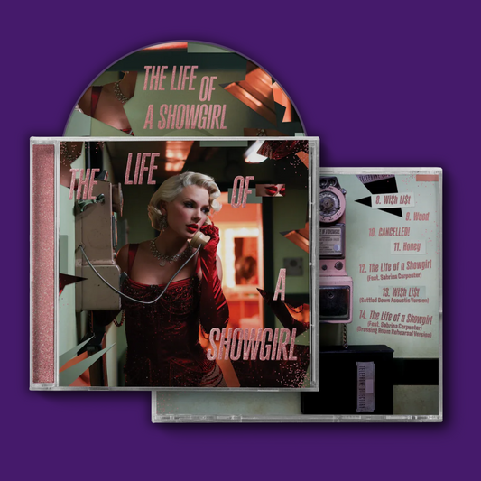 The Life of a Showgirl (Dressing Room Rehearsal Version) CD Includes: Wi$h Li$t (Settled Down Acoustic Version) and The Life of a Showgirl (Feat. Sabrina Carpenter) (Dressing Room Rehearsal Version) - taylor swift (envio inmediato)
