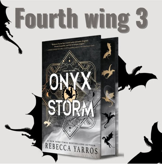 Onyx storm deluxe edition (fourth wing 3) - rebecca yarros (envío inmediato)