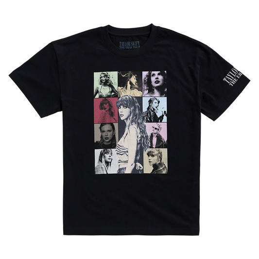 TS ERAS TOUR BLACK TEE - taylor swift (envío inmediato)