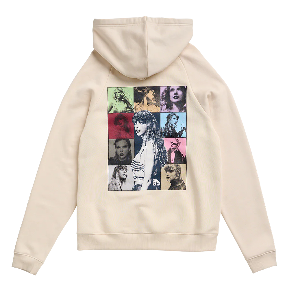 TS eras tour cream hoodie - taylor swift (envio inmediato)